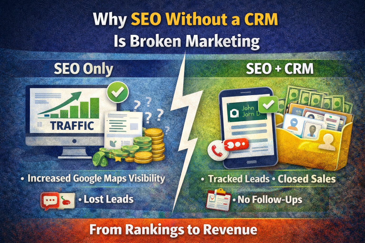 Why SEO Without a CRM Is Broken Marketing