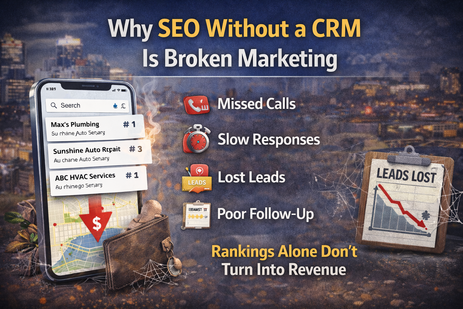 Why SEO Without a CRM Is Broken Marketing