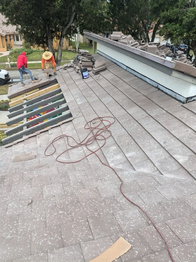 Residential roof repair in Coral Springs
