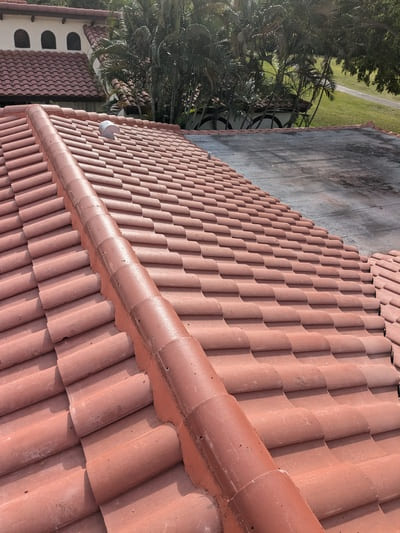 Residential roof repair in Tamarac