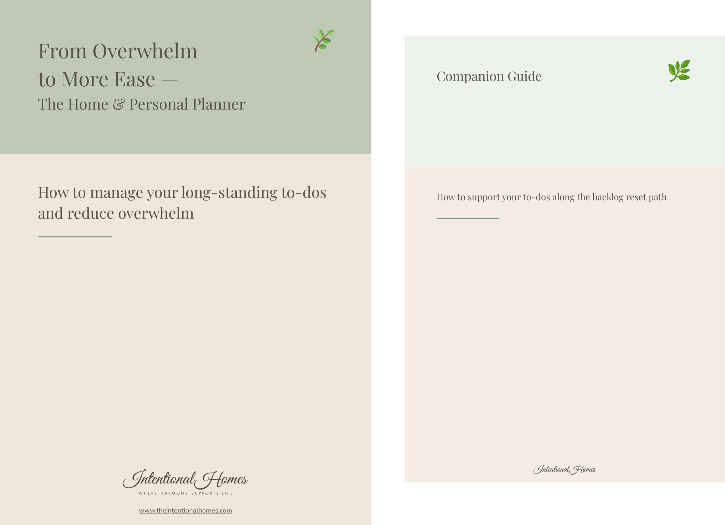 Combined covers - From Overwhelm to More Ease