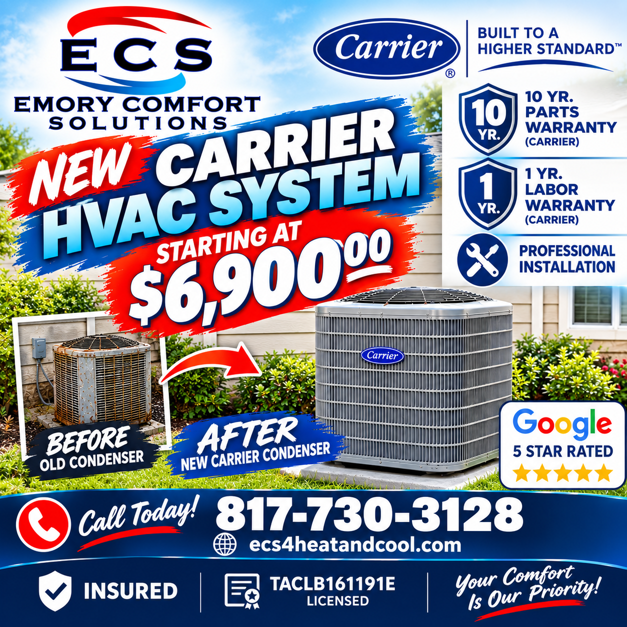 Emory Comfort Solutions free HVAC evaluation