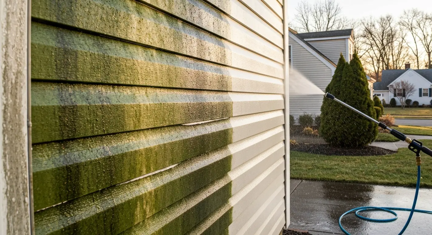 Soft washing application