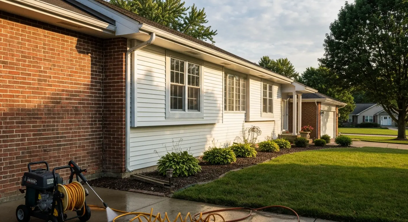 Residential pressure washing