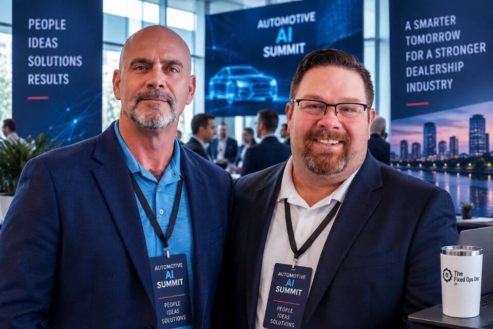 The Fixed Ops Doc Team attending an automotive technology conference