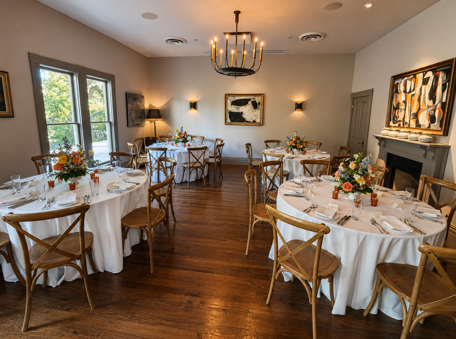 Elegant private event dinner celebration