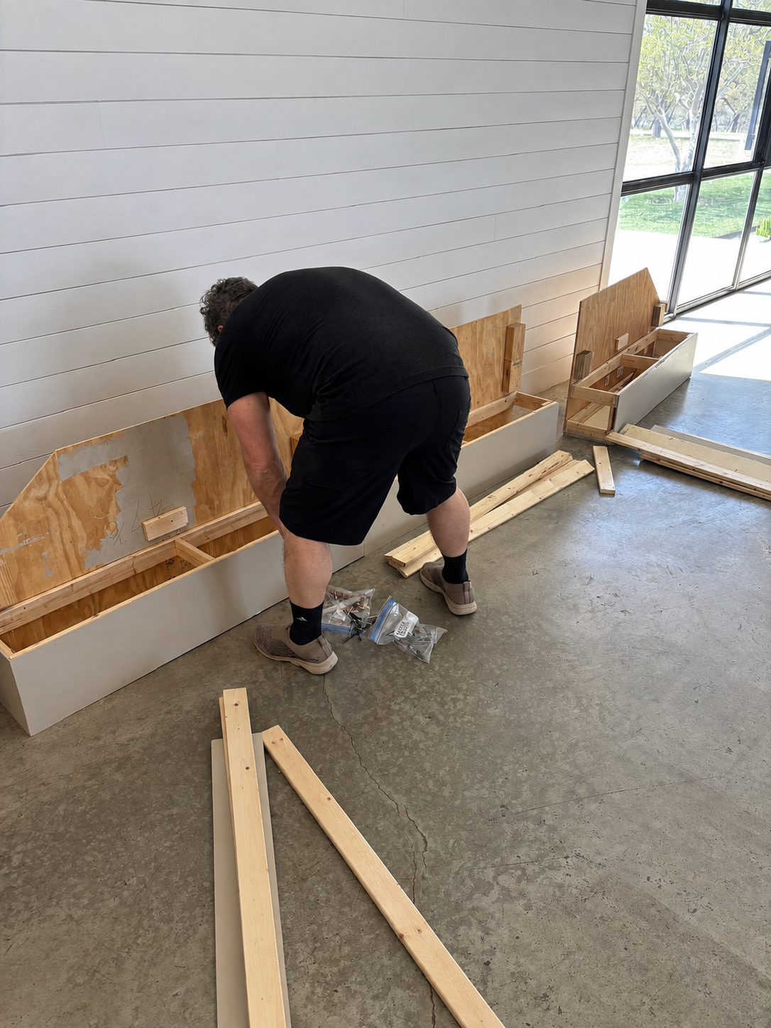 Step 1: Building the custom wooden frame from scratch