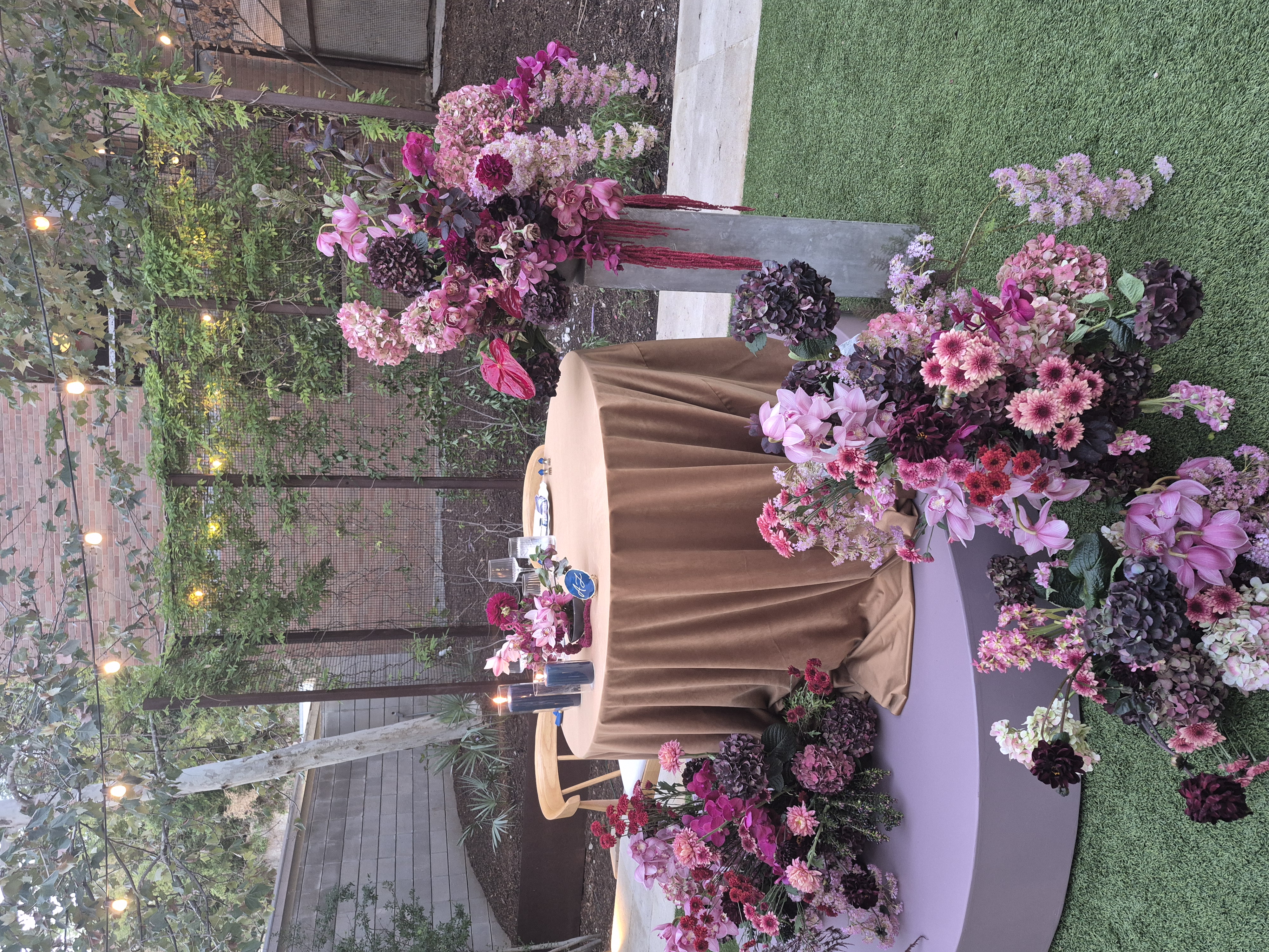 Corporate event space styled and ready