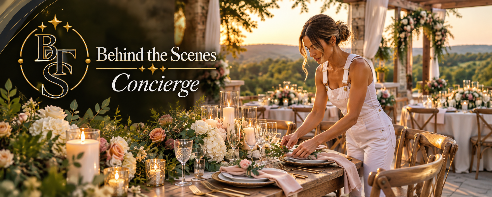Behind the Scenes Concierge event showcase by DunderBuildz