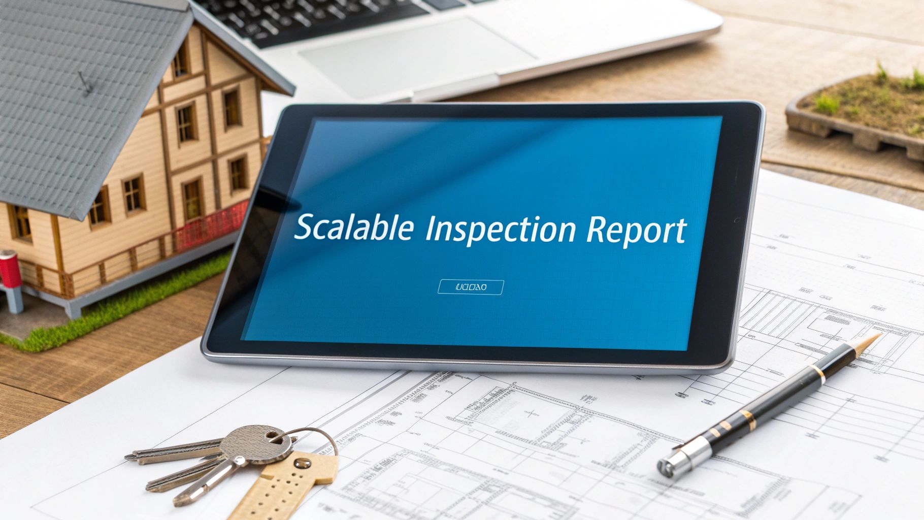 Digital property health report with checklist and inspection data for rental property Digital property health report with checklist and inspection data for rental property