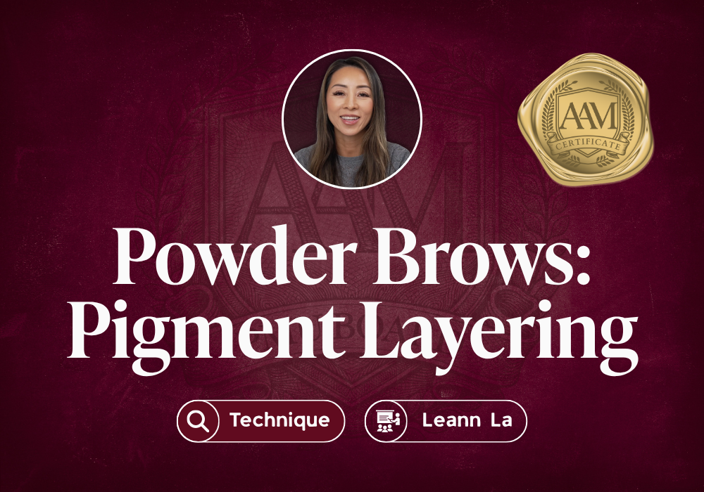 Powder Brows: Pigment Layering