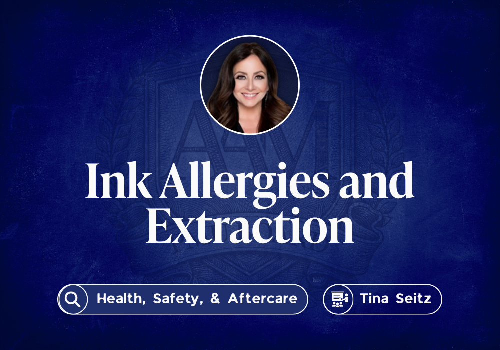 Ink Allergies and Extraction