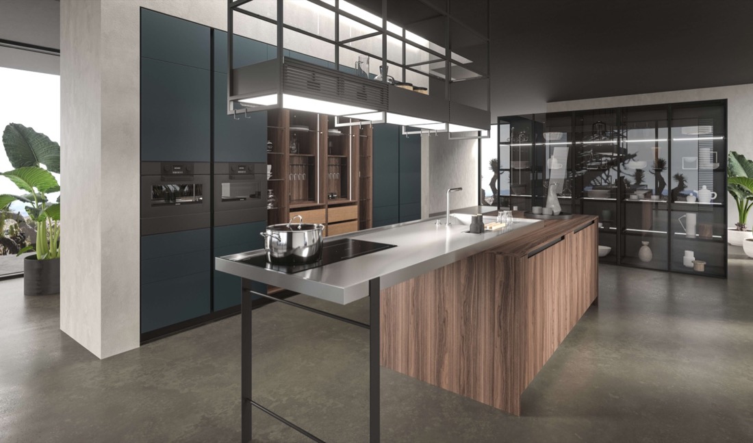 Cocina Aran Cucine, loft industrial