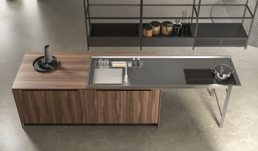 Detalle de isla Aran Cucine