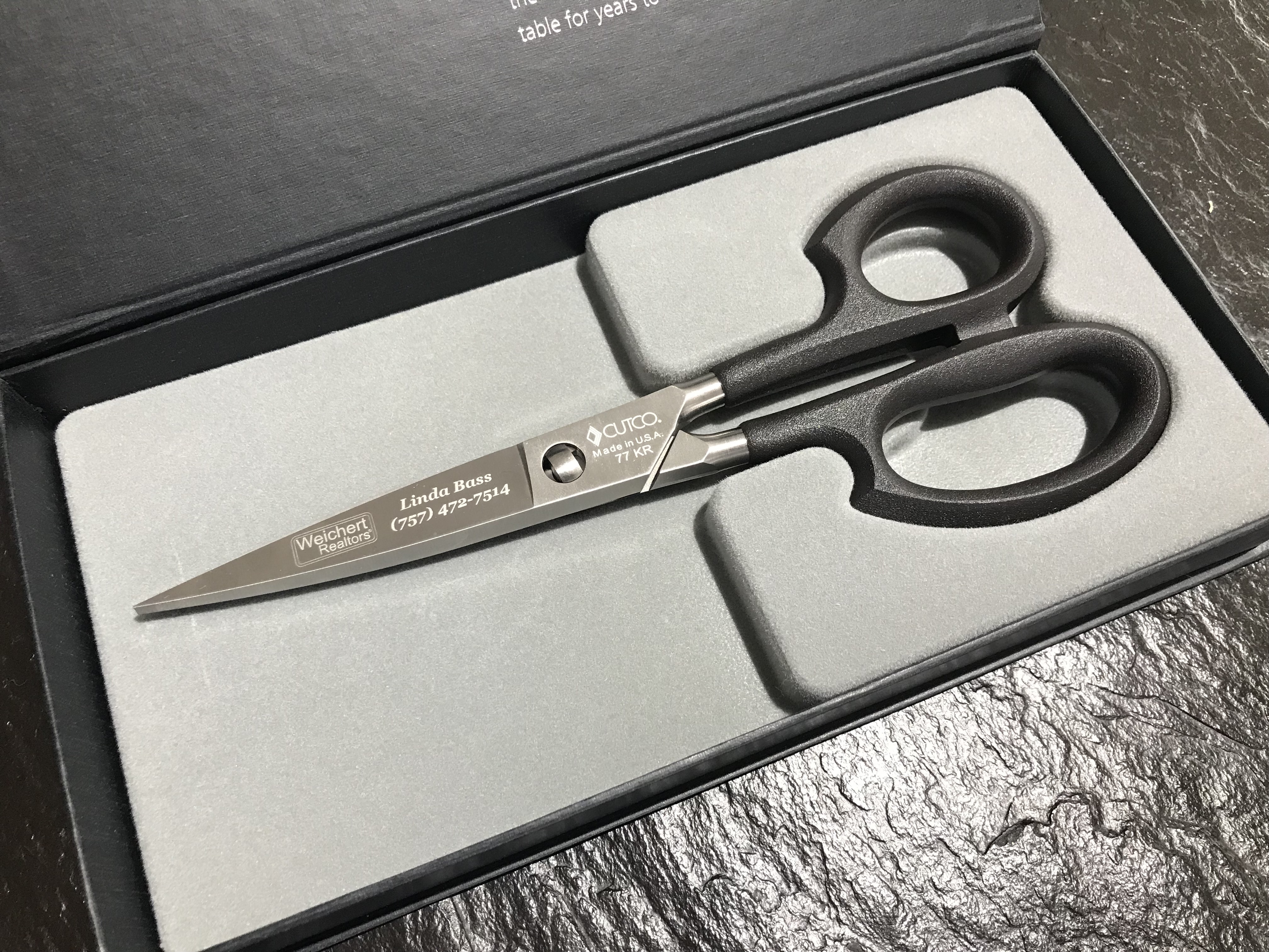 Engraved Cutco Super Shears