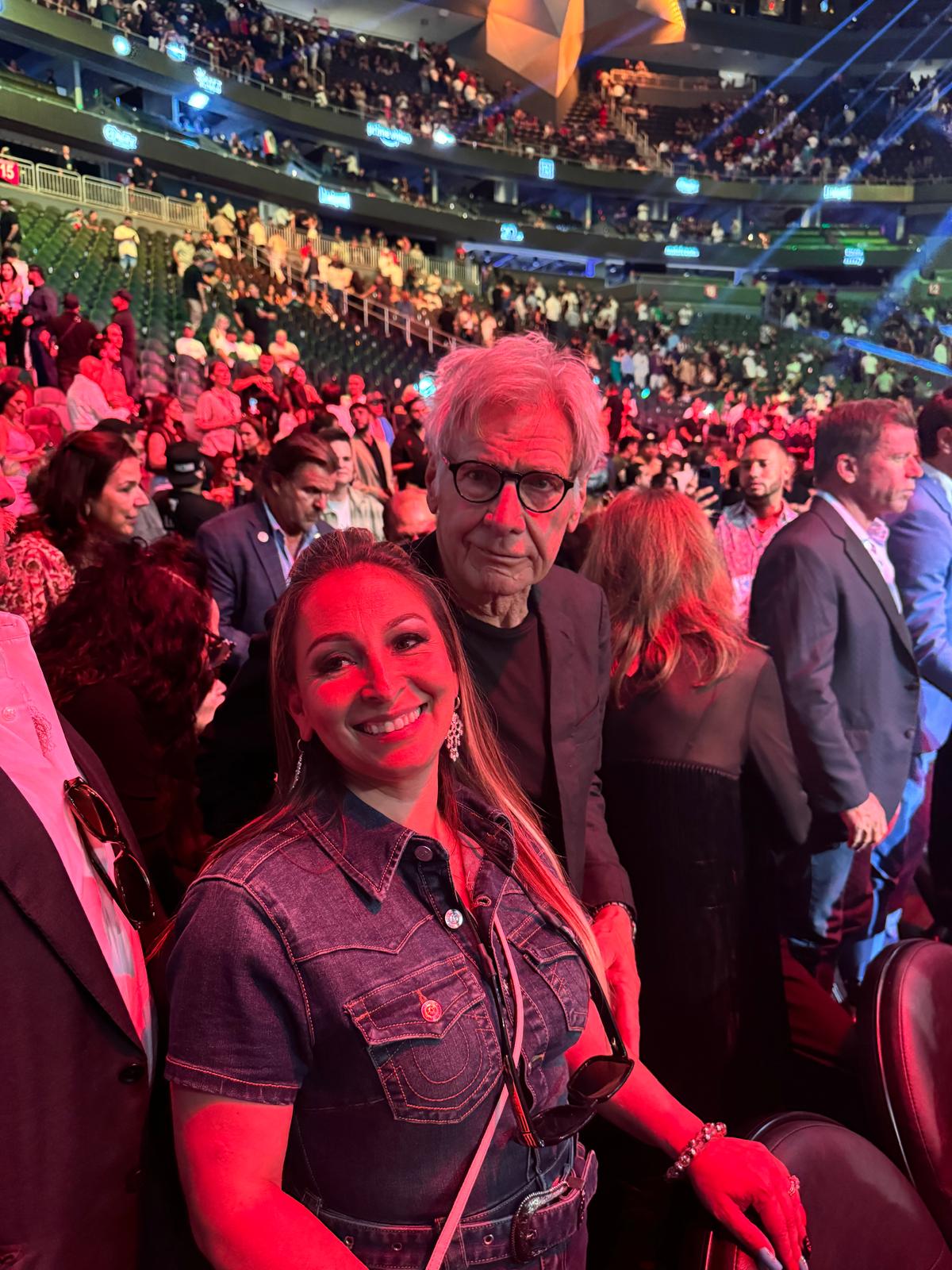 Adele with Harrison Ford