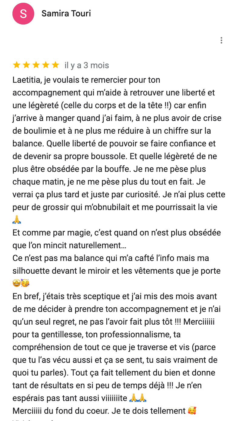 Témoignage client