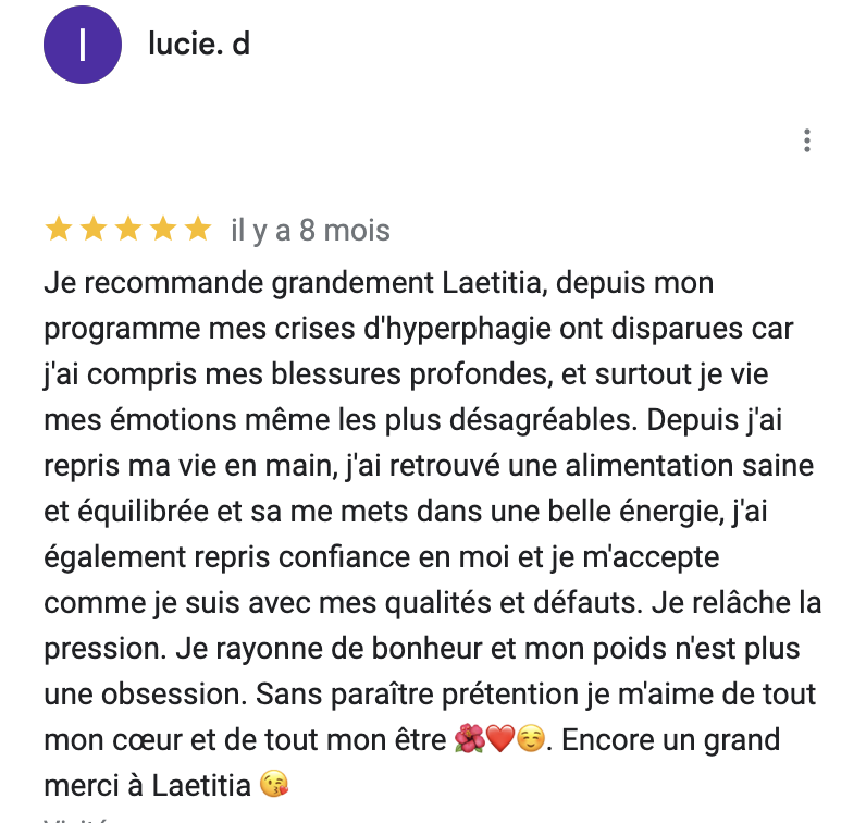 Témoignage client