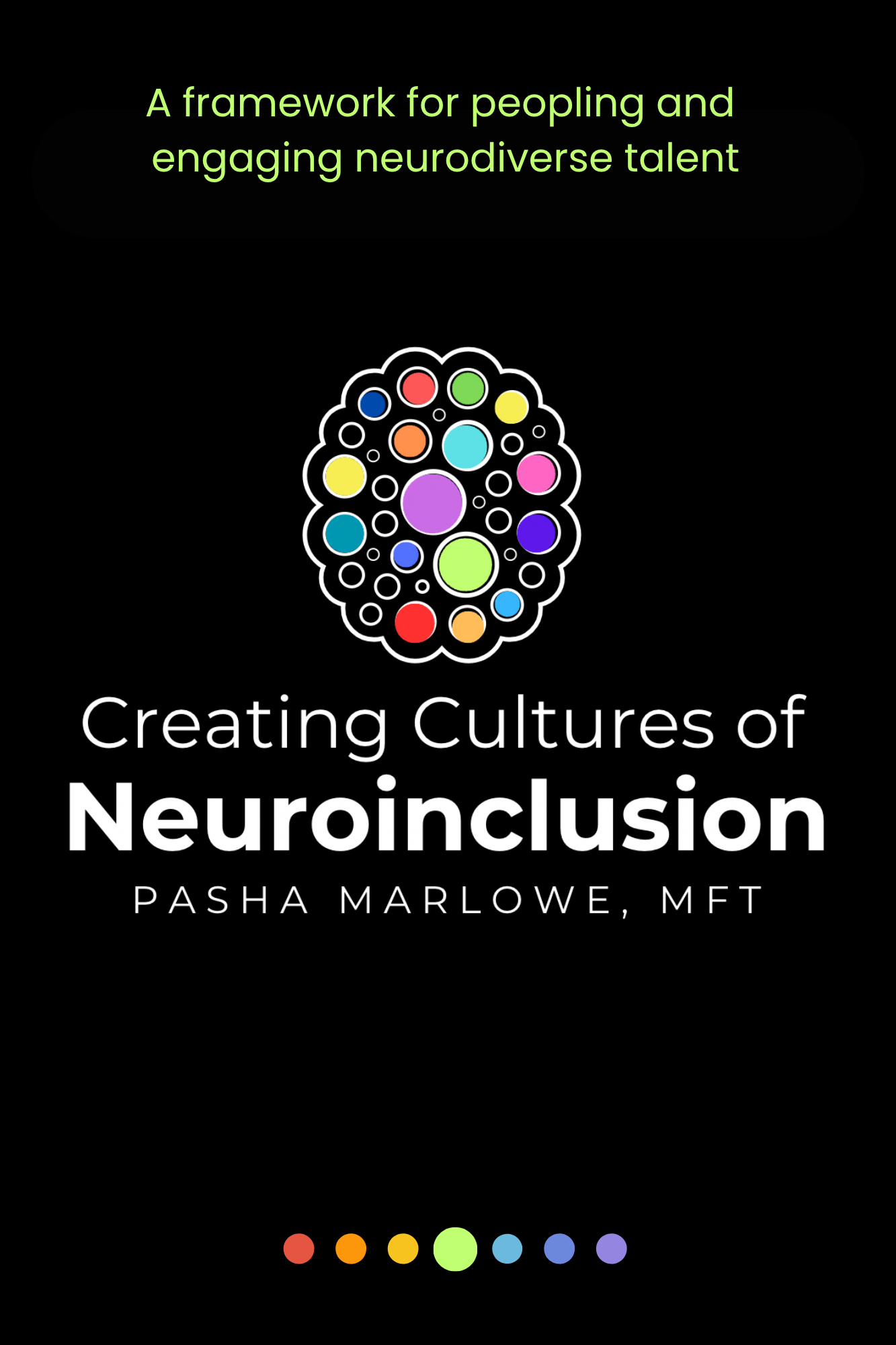 Cover of Pasha Marlowe's Book, Creating Cultures of Neuroinclusion