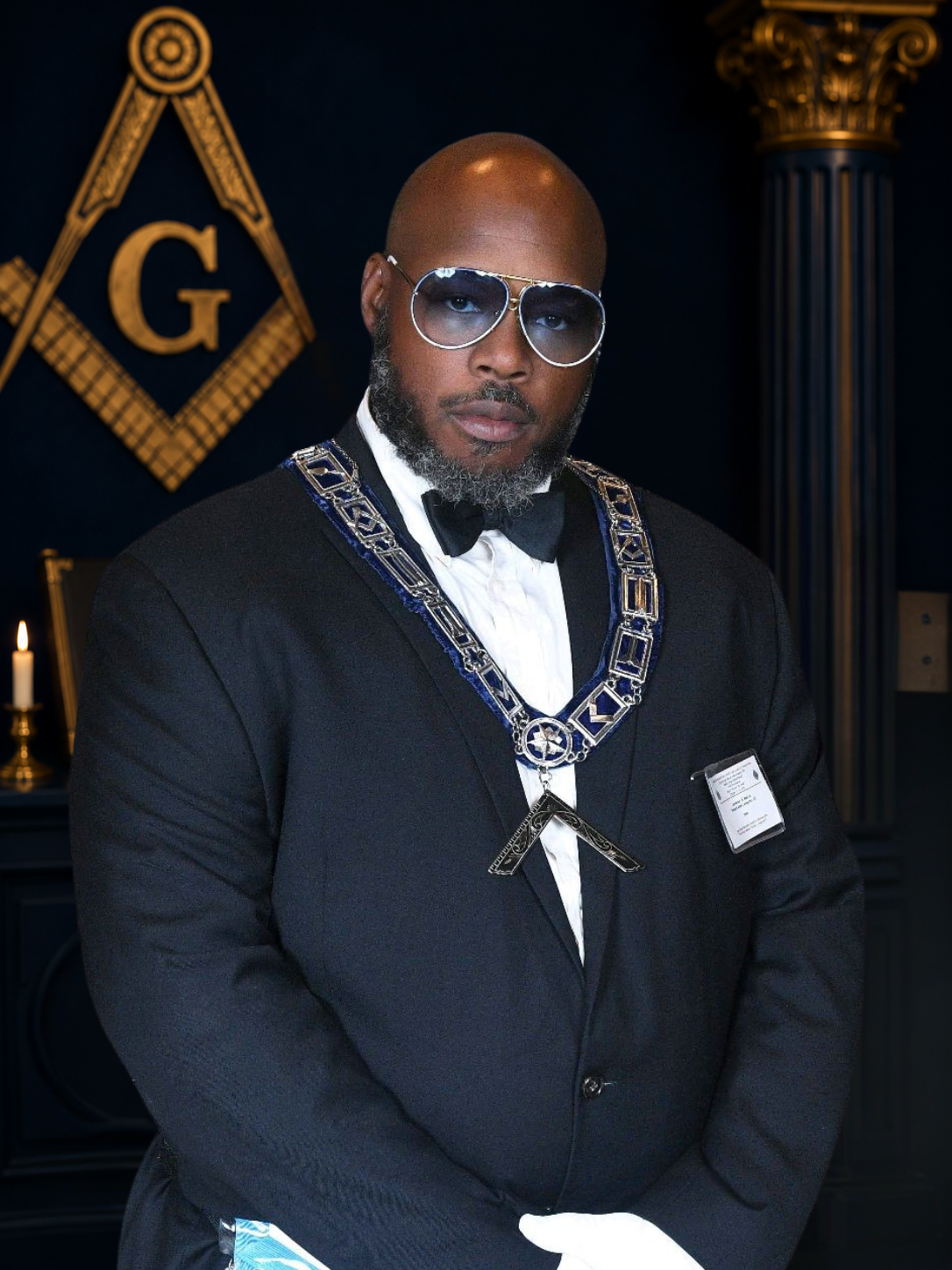 Larry Bell, Worshipful Master of Richard Allen Lodge No. 30