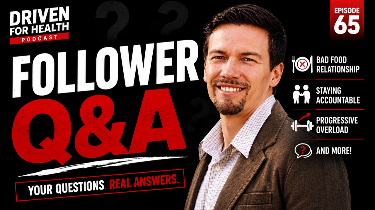 Follower Q&A: Food, Accountability & Progressive Overload | Ep. 65 Driven For Health
