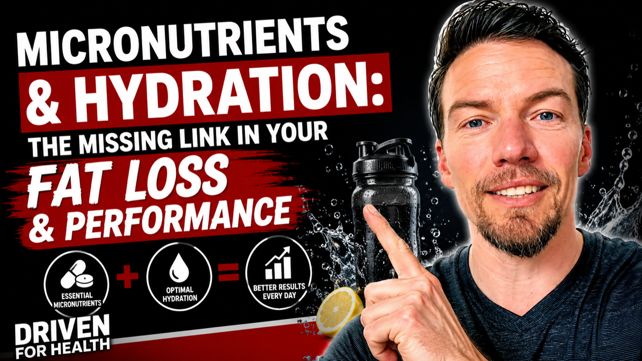 Vitamins, Minerals, and Hydration for Men Over 40