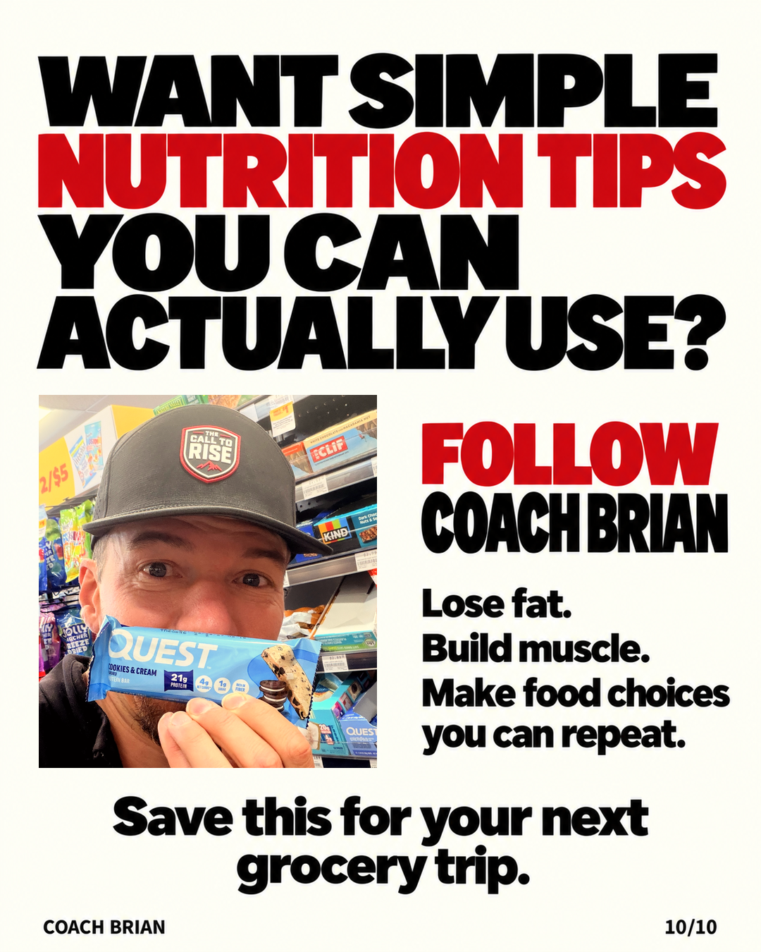 Follow Driven For Health for more simple nutrition checks like this one.