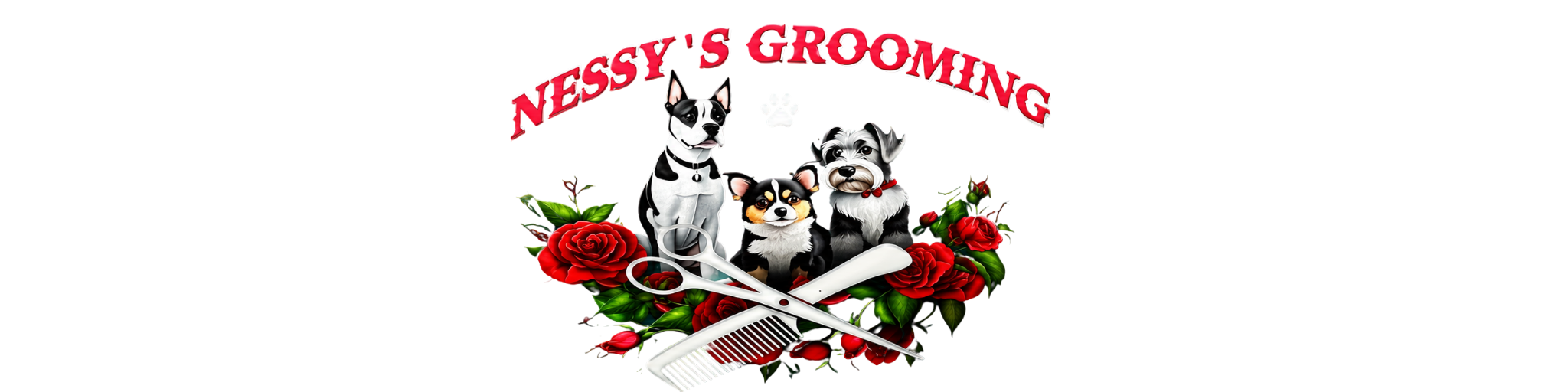 Nessy's Grooming logo