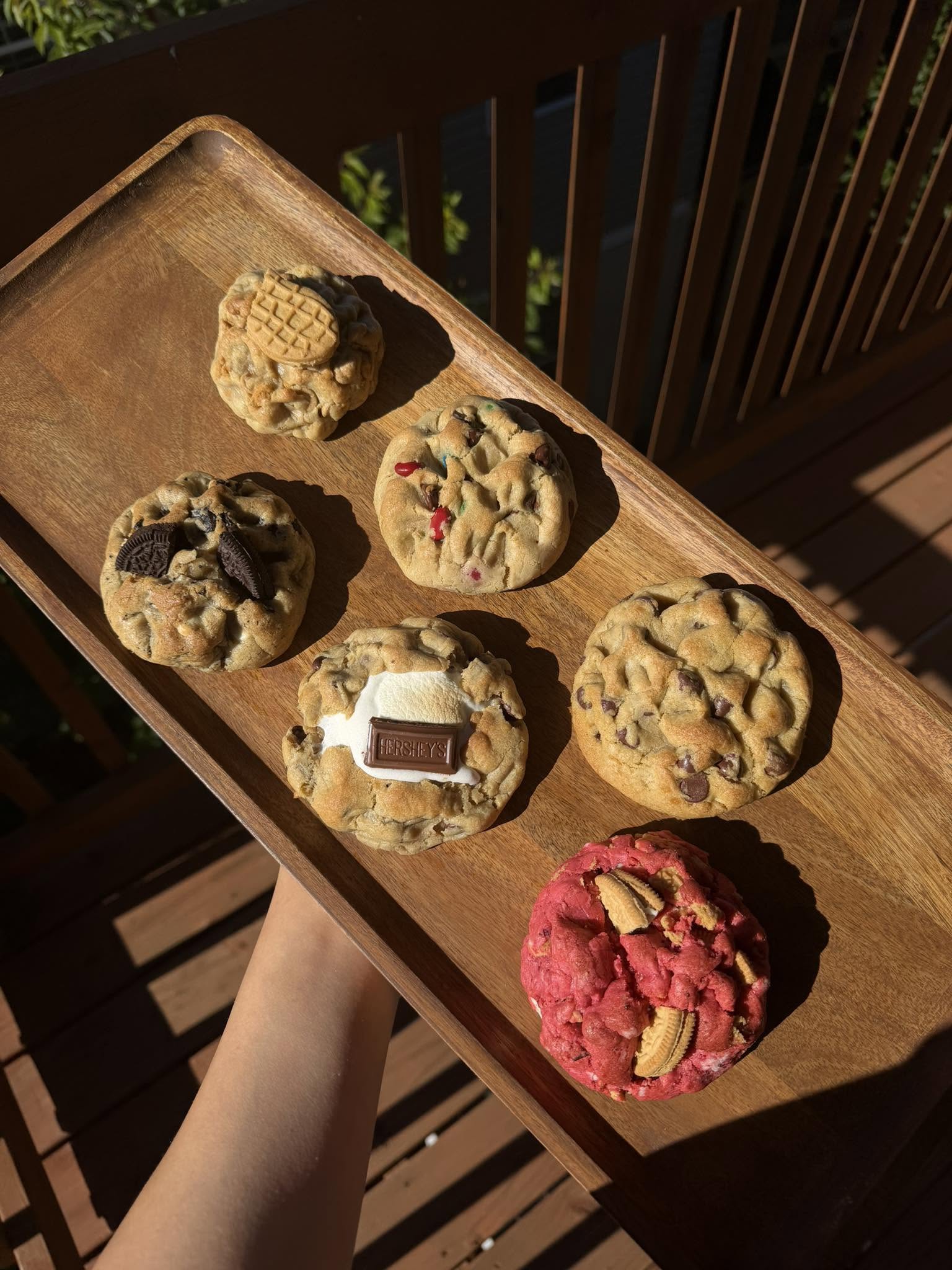 Assorted stuffed cookie tray