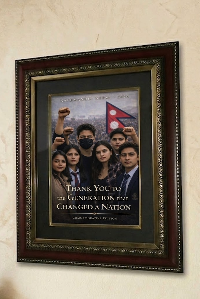 Classic Mahogany Gold Frame