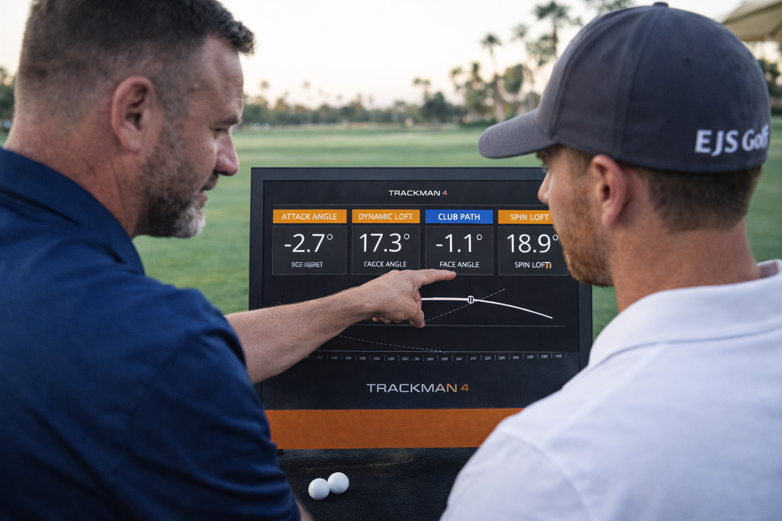 Analyzing swing data on TrackMan 4