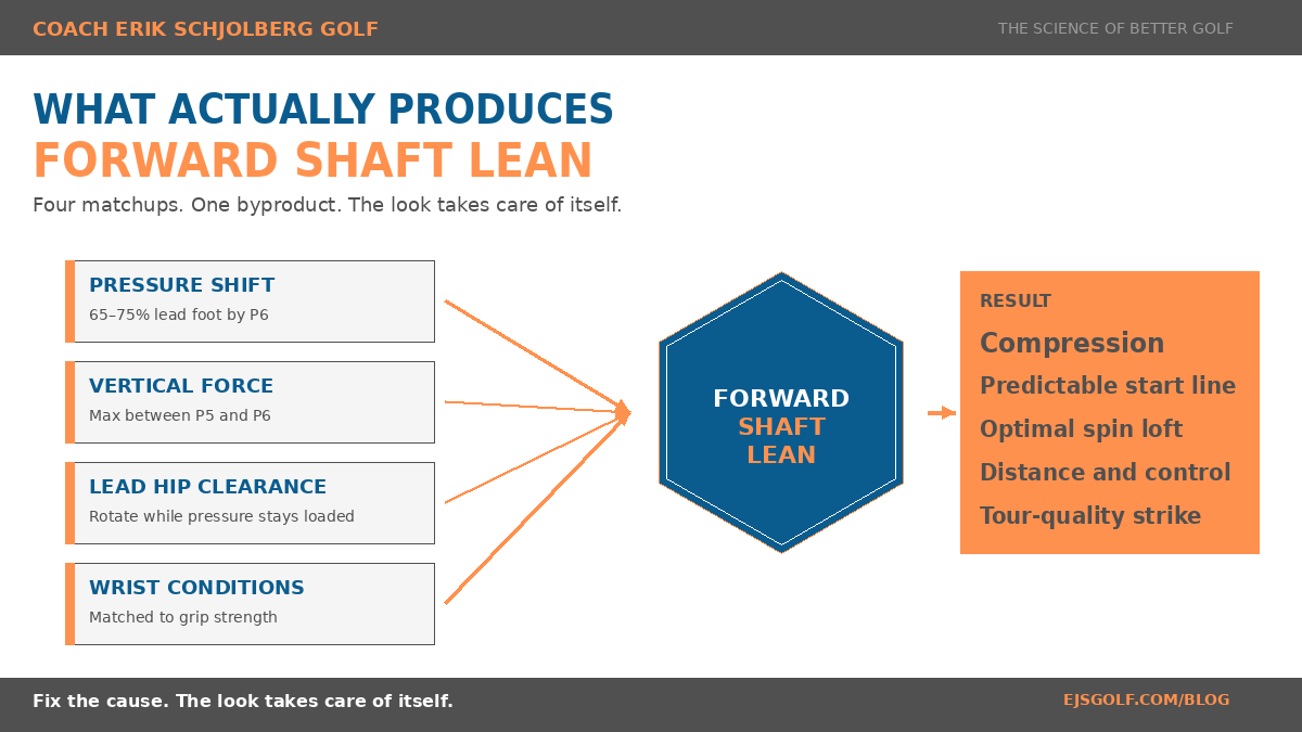 WHAT ACTUALLY PRODUCES FORWARD SHAFT LEAN