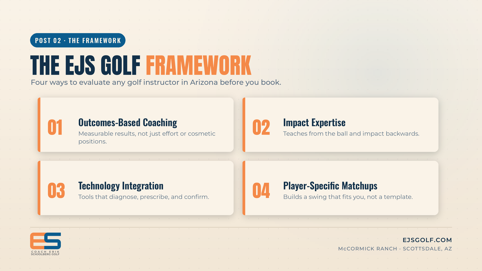 The EJS Golf Framework