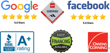 roofing contractor review badges