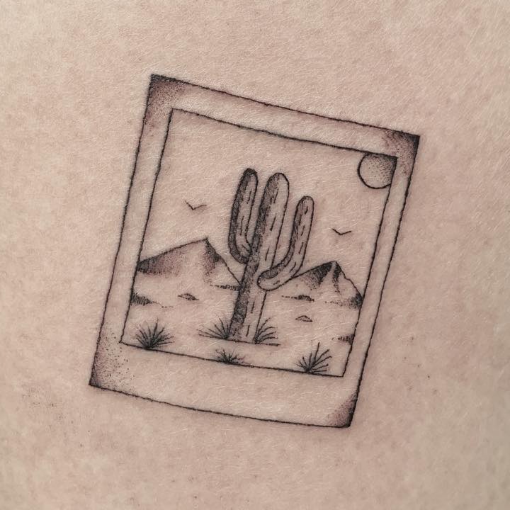 Old truck tattoo on the arm fine line