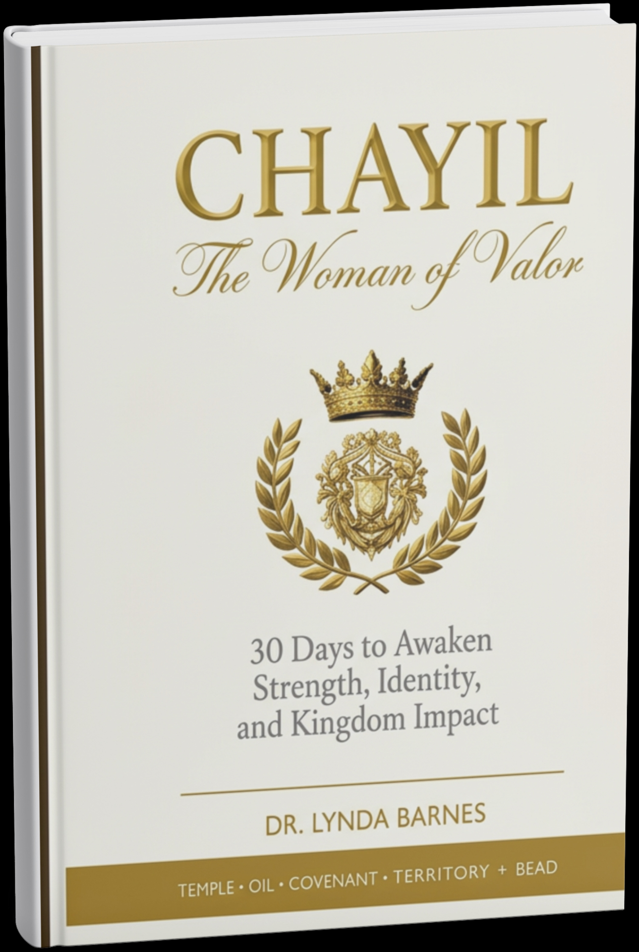Cover of Chayil: The Woman of Valor devotional by Dr. Lynda A. Barnes