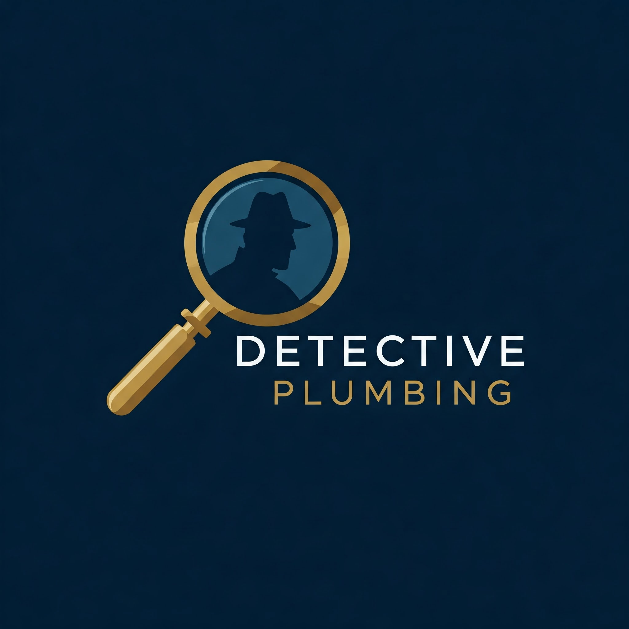 Detective Plumbing Logo