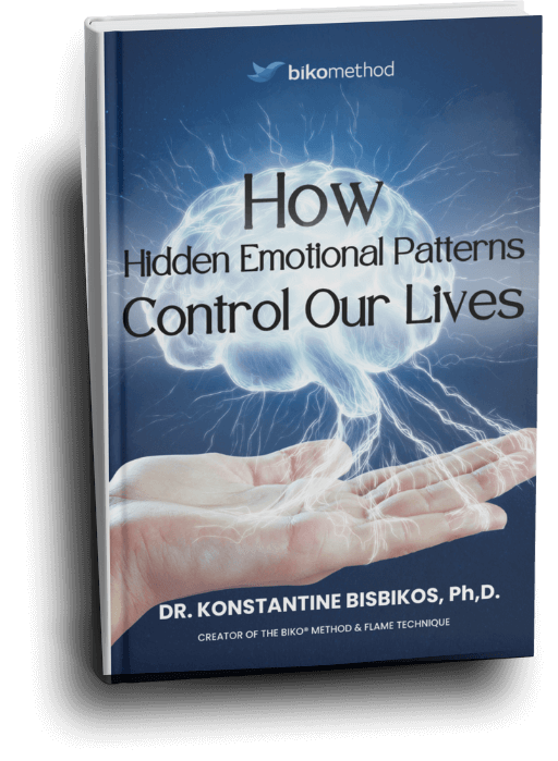 book cover for ‘How Hidden Emotional Patterns Control Our Lives’ by Dr. Konstantine Bisbikos