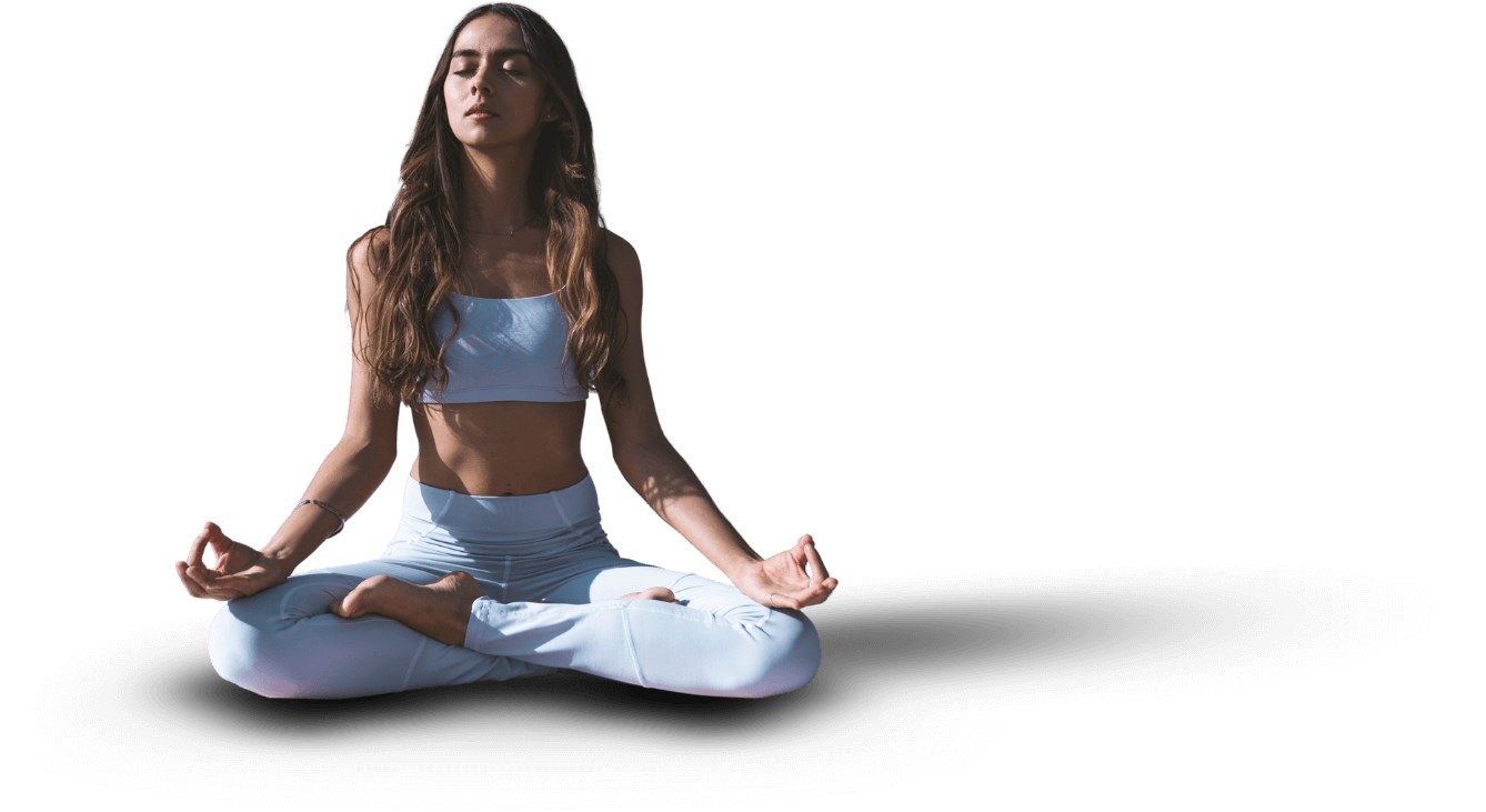 Woman practicing the Flame Technique, a fast emotional release method for workplace stress relief and mental clarity in high-pressure environments.