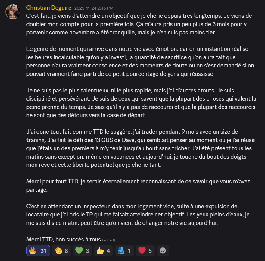Témoignage membre 1