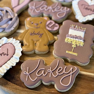 Hand-decorated sugar cookies made by Aunt Jenny Jenn’s Kitchen in Harford County