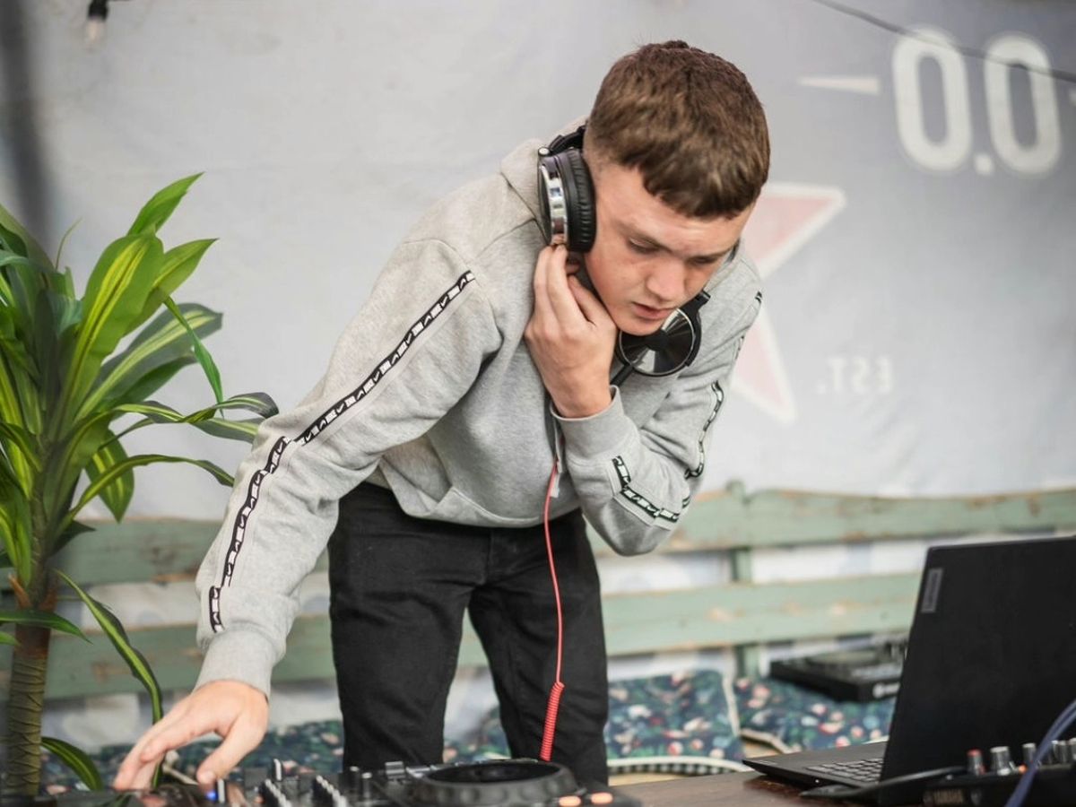 James Jordan playing his first live gig in Kells