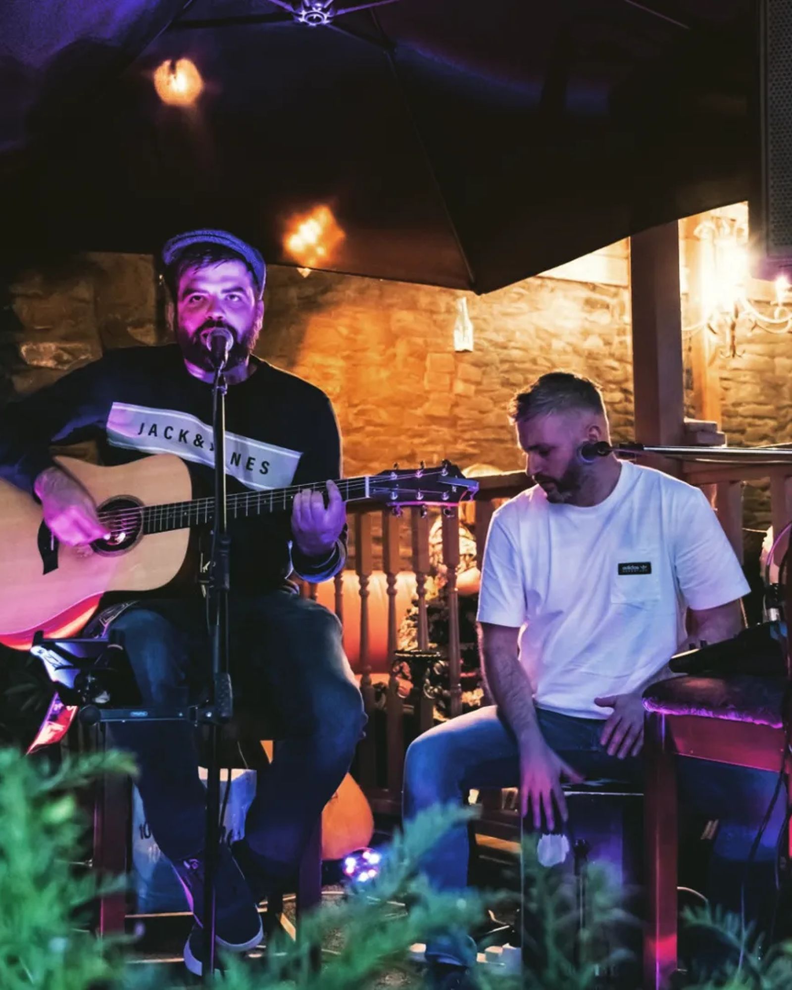 Carl Gillic and Christy Lynch on stage at the Studio 109 launch night