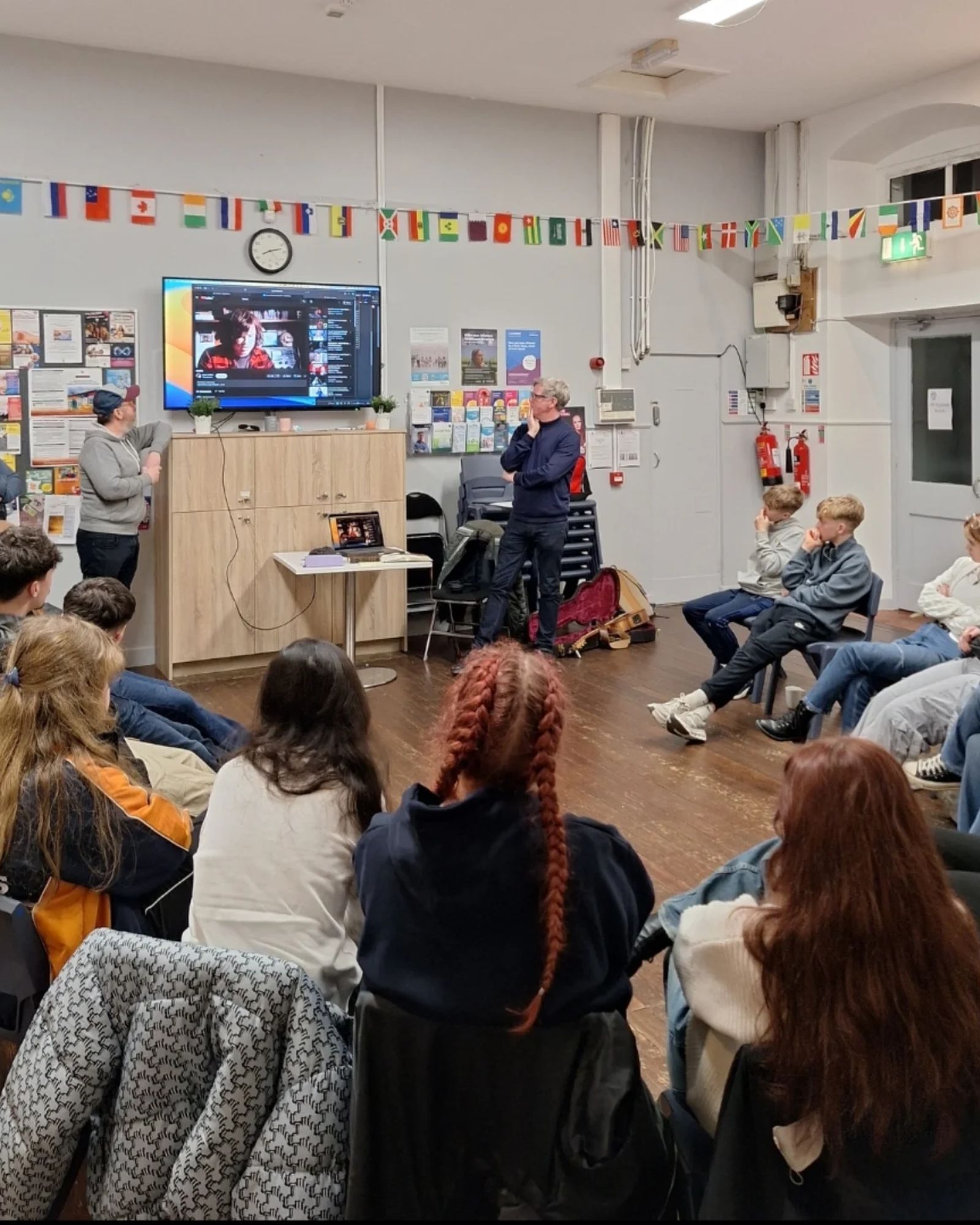A community workshop session at Studio 109