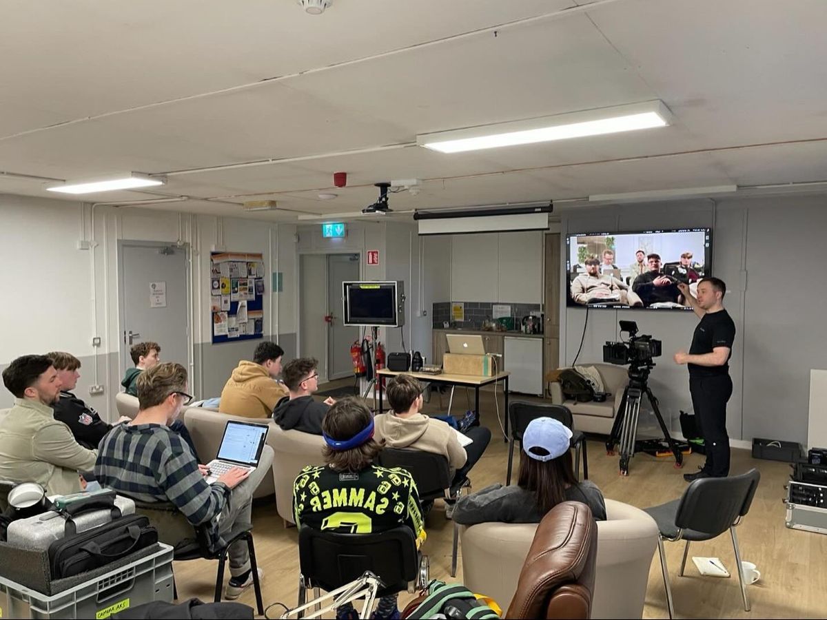 Hands-on camera technique workshop with the Filmmaking 101 crew