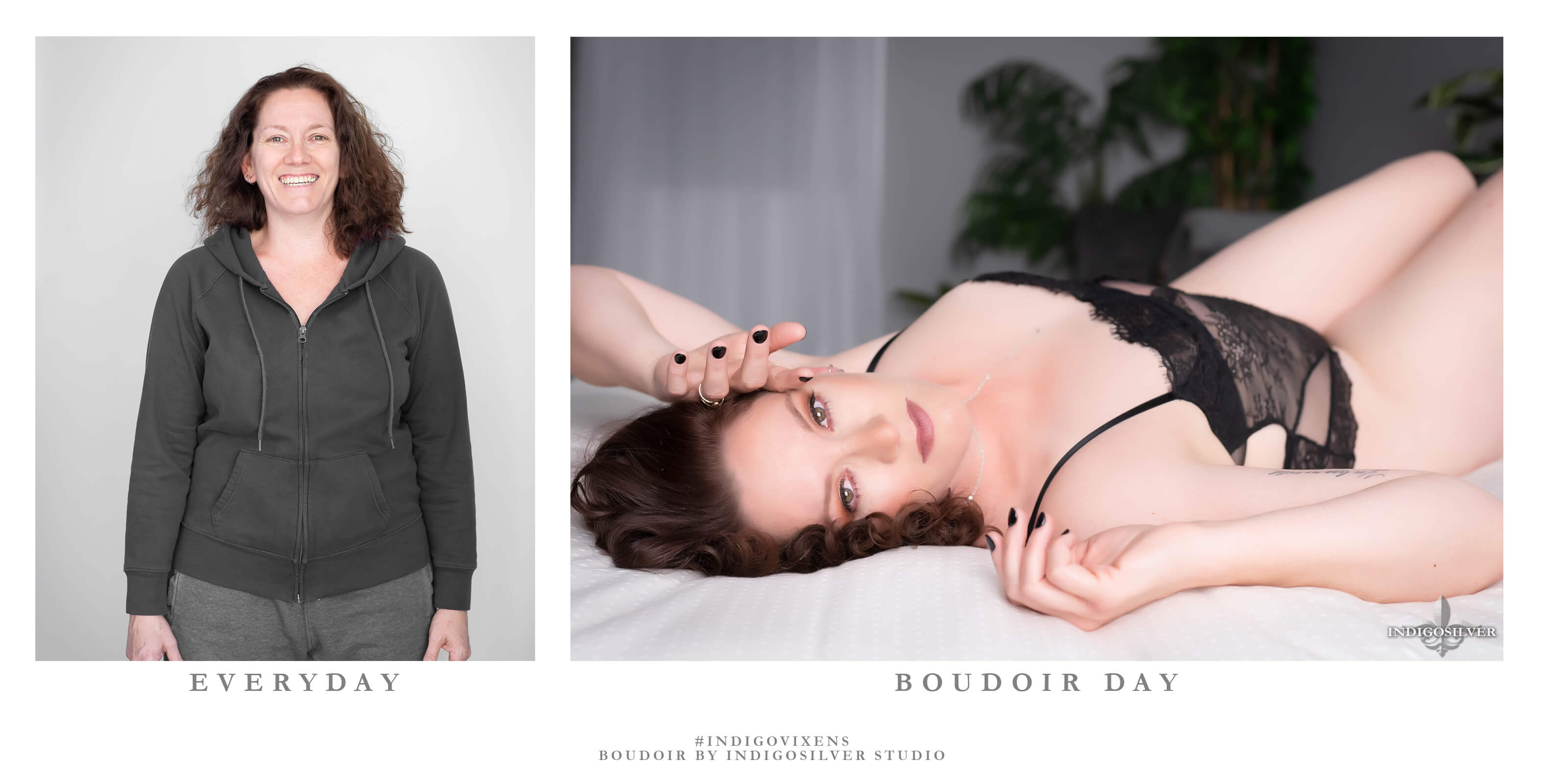boudoir before and after