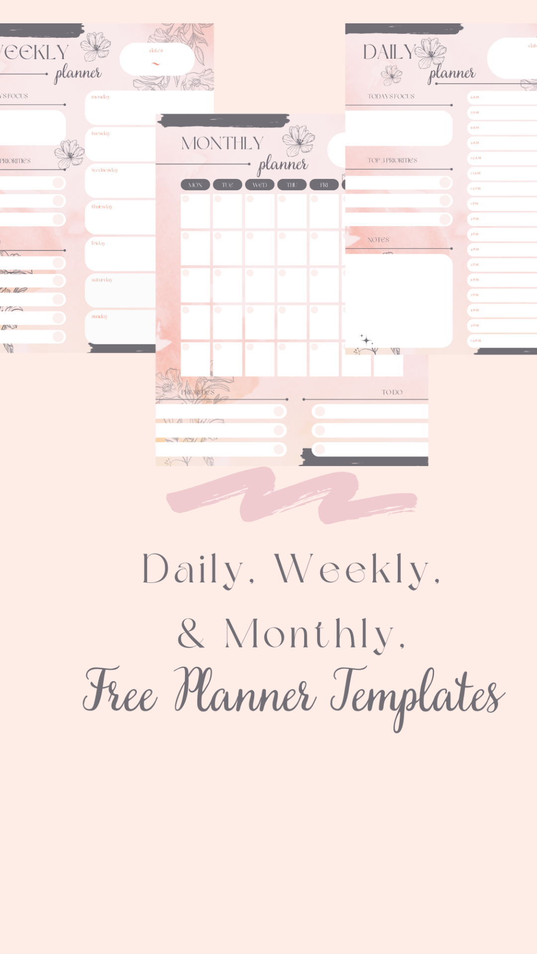 Free Planner Templates