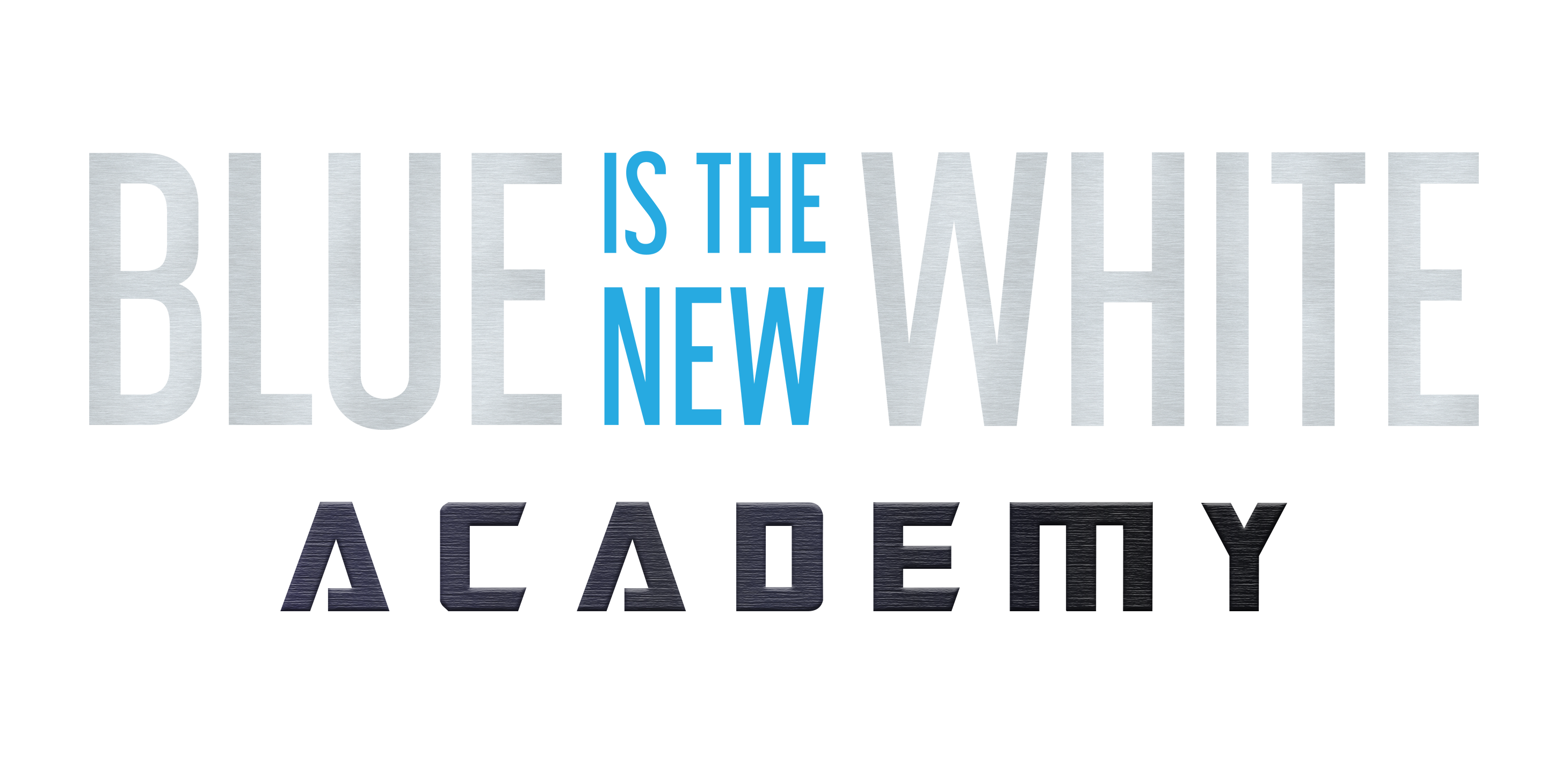 Blue Is The New White Academy Logo - Leadership Skills