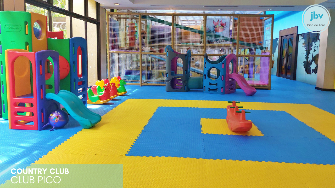 Indoor kids' play area
