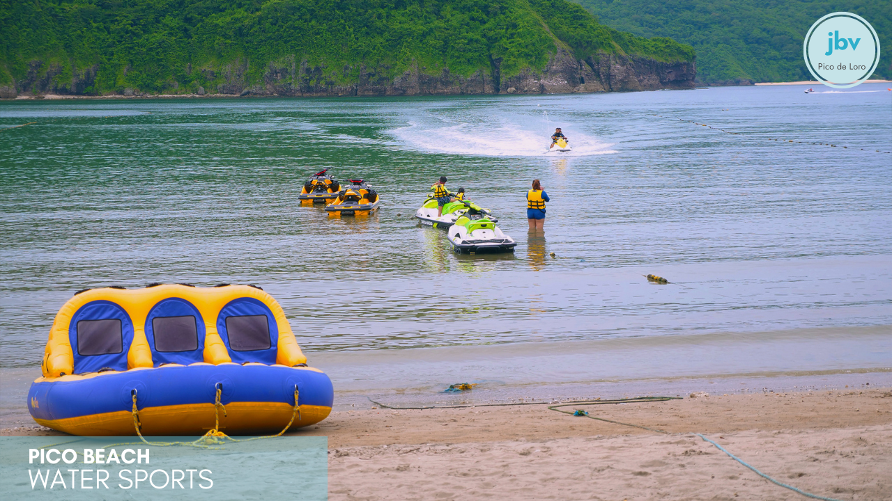 Kayaks on the beach